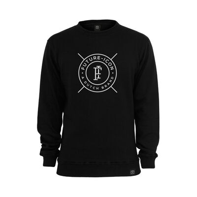 Future-Icon brand sweater Black