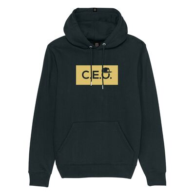 Classic C.E.O. GOLD edition hoodie. Black