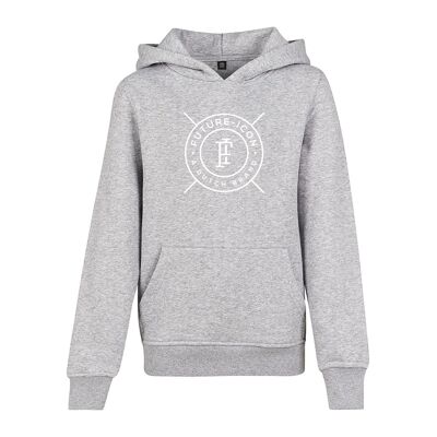 Future-Icon brand hoodie junior. GREY