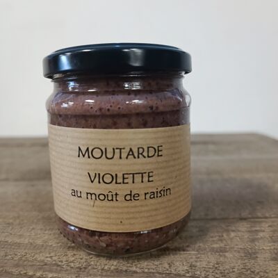 Mostaza violeta con mosto de uva 200g