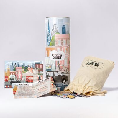 Little Old London - 750 Piece Art Jigsaw Puzzle