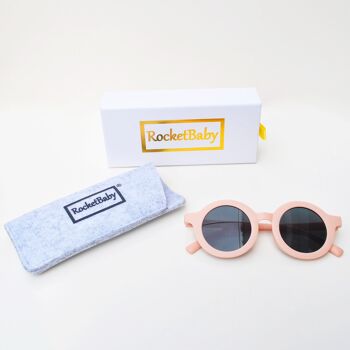 Lunettes de soleil pour enfants rose bébé 7