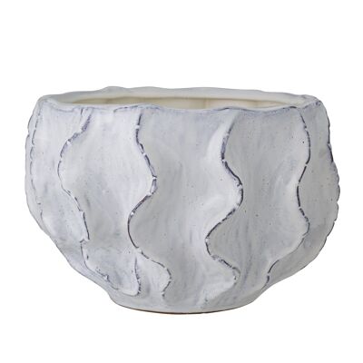 Liren Flowerpot, White, Stoneware (D36,5xH23,5 cm)