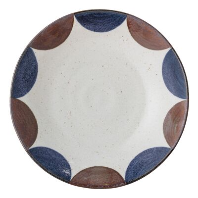 Camellia Serving Bowl, Blue, Porcelain (D22xH4,5 cm) (1)