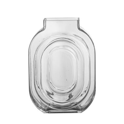 Rafi Vase, Clear, Glass (L18xH25xW7,5 cm)
