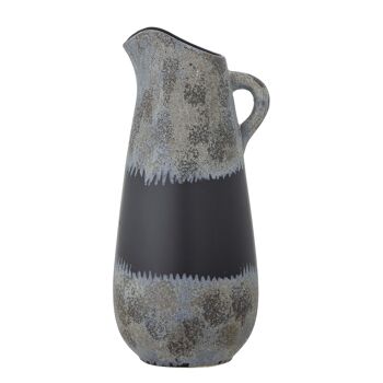 Vase Khumo, Noir, Grès (L17,5xH37xL16 cm) 1