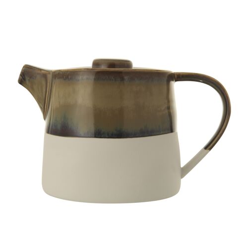 Heather Teapot, Green, Stoneware (D13,5xH12,5 cm)