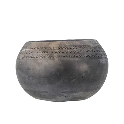 Loane Deco Schale, Braun, Terrakotta (D13xH7,5 cm)