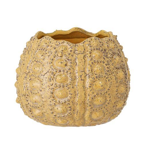 Logan Flowerpot, Yellow, Stoneware (D15,5xH12 cm)