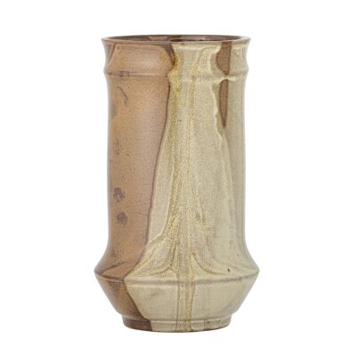 Hailo Vase, Brown, Stoneware (D14xH25 cm)