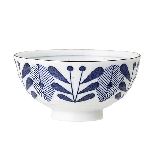 Camellia Bowl, Blue, Porcelain (D11,5xH6 cm)