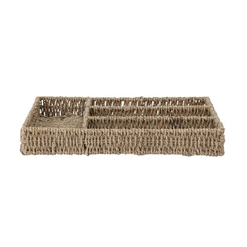 Fika Tray, Nature, Seagrass (L36xH5xW28 cm)