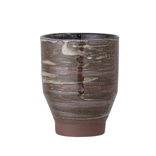 Calla Cup, Brown, Stoneware (D7,5xH9 cm)