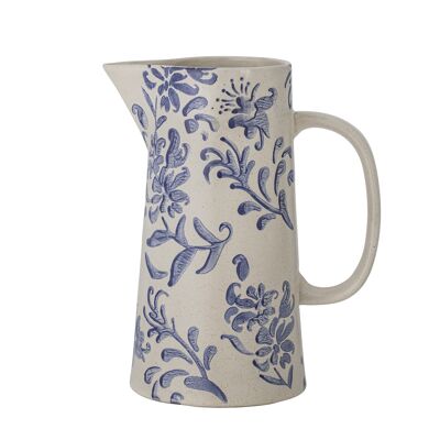 Petunia Jug, Blue, Stoneware (D12xH22,5 cm)