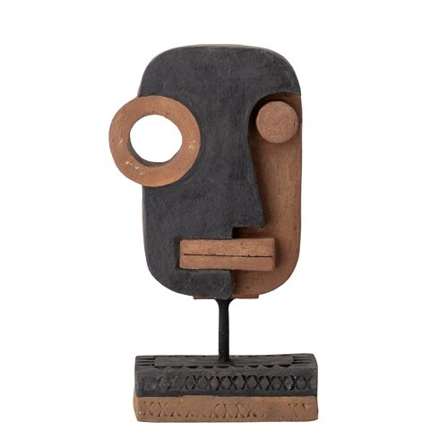 Kazo Deco, Black, Terracotta (L13,5xH27,5xW7,5 cm)