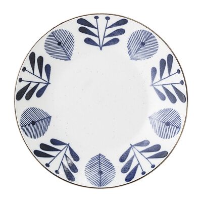 Camellia Serving Bowl, Blue, Porcelain (D18xH3,5 cm)