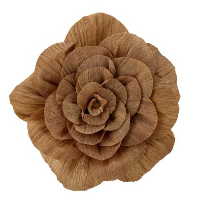 Portia Deco Flower, Brown, Paper (D40xH10 cm)