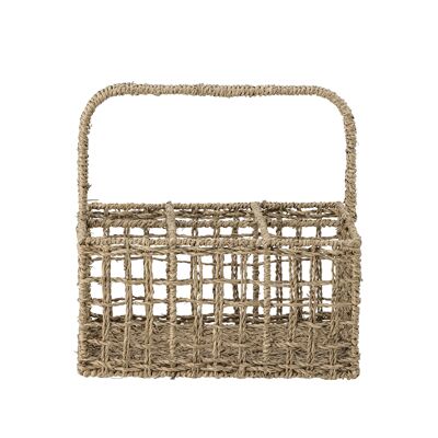 Nela Storage Basket, Nature, Seagrass (L30xH30xW20 cm)