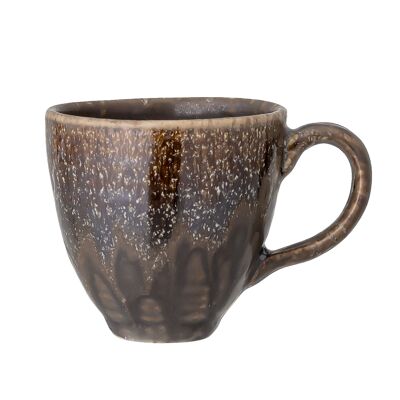 Taza de café Willow, marrón, gres (D6,5xH6 cm)