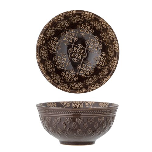 Marsala Bowl, Brown, Stoneware (D12xH6 cm)