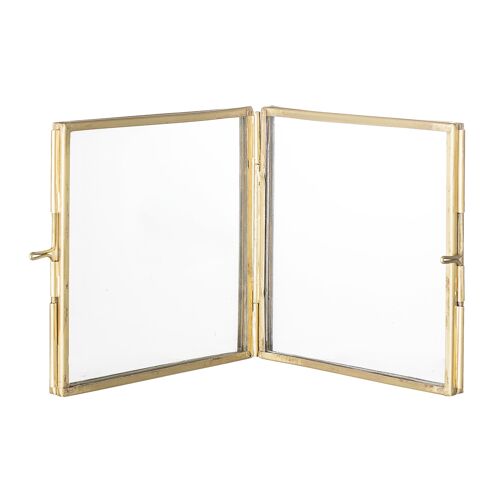 Shamiran Frame, Brass, Glass (L10xH10xW1 cm)