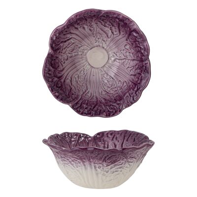 Mimosa Bowl, Purple, Stoneware (D13xH5,5 cm)
