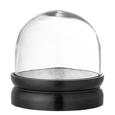 Tamica Deco Dome, Black, Glass (D21xH22 cm)