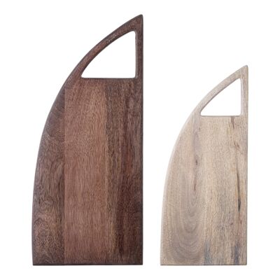 Martino Cutting Board, Brown, Mango (L40xH1,5xW18/L50xH1,5xW22 cm, Set of 2)
