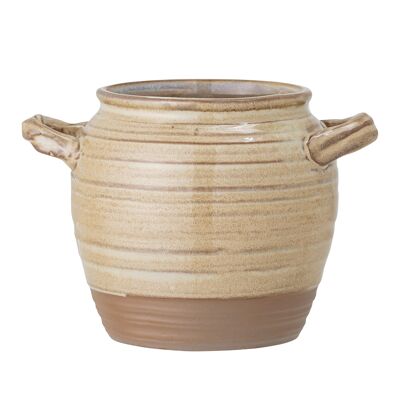 Vaso per muschio, natura, gres (D12xL15,5xH11 cm)