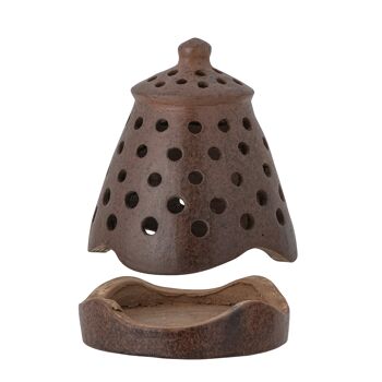 Norra Votive, Marron, Terre Cuite (D14xH18 cm) 2