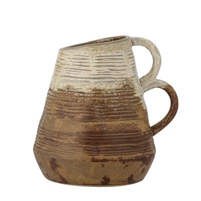 Risa Vase, Brown, Stoneware (L18xH18xW15,5 cm)
