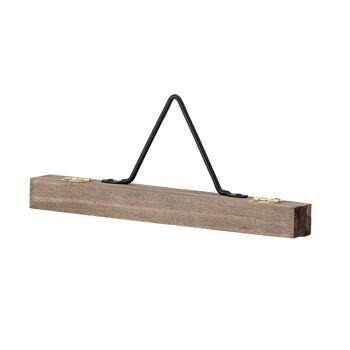 Pince Chilas, nature, bois de sapin (L19xH8xl2 cm) 2