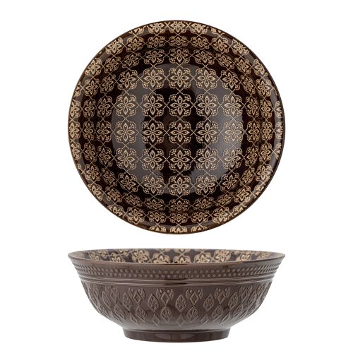 Marsala Bowl, Brown, Stoneware (D21xH8 cm)