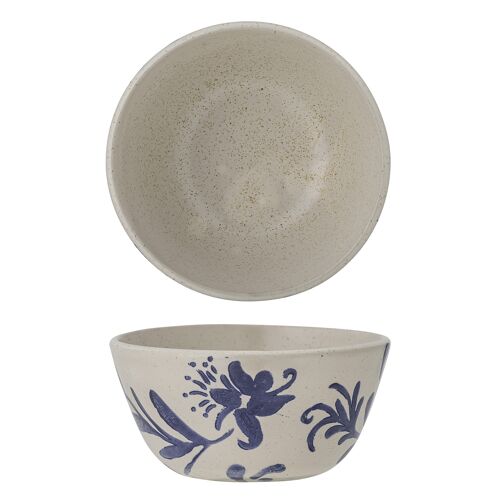Petunia Bowl, Blue, Stoneware (D12xH5,5 cm)