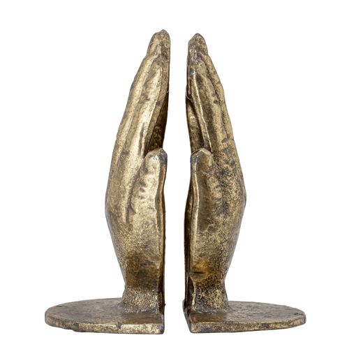 Anders Bookend, Brass, Metal (L15xH18xW12 cm, Set of 2)