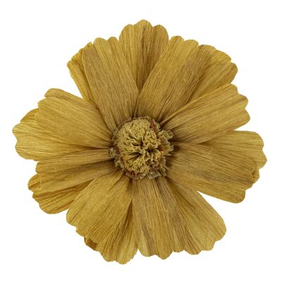 Portia Deco Flower, Yellow, Paper (D30xH8 cm)