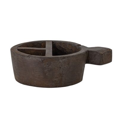 Déco Sawira, marron, bois récupéré (L20xH6xl15 cm)