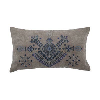 Di Cushion, Grey, Cotton (L60xW35 cm)