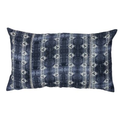 Doth Cushion, Blue, Cotton (L60xW35 cm)