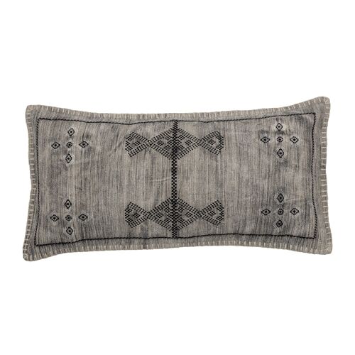 Livo Cushion, Grey, Cotton (L70xW35 cm)