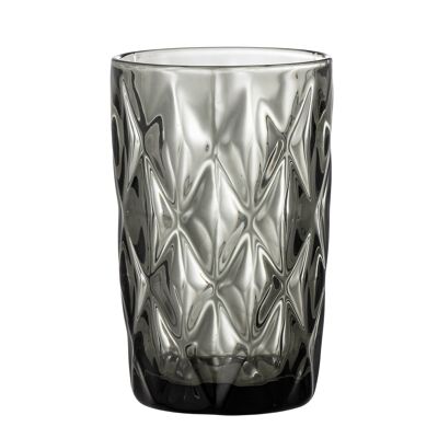 Asana Trinkglas, Grau, Glas (D8xH12,5 cm)