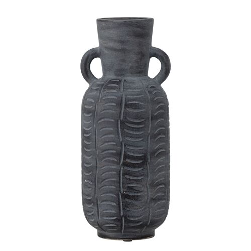 Rane Vase, Grey, Ceramic (D12xH30 cm)