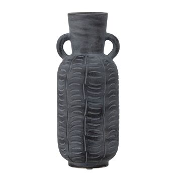 Vase Rane, Gris, Céramique (D12xH30 cm) 1