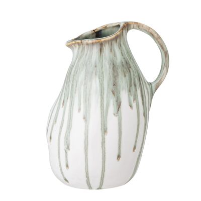 Link Vase, Green, Stoneware (D12xL14xH19 cm)