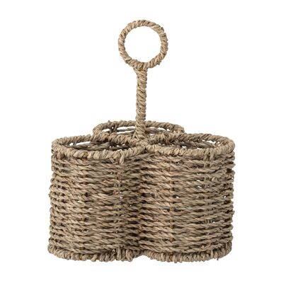 Roanna Basket, Nature, Seagrass (L19xH24xW19 cm)