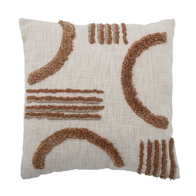 Lali Cushion, Brown, Cotton (L50xW50 cm)