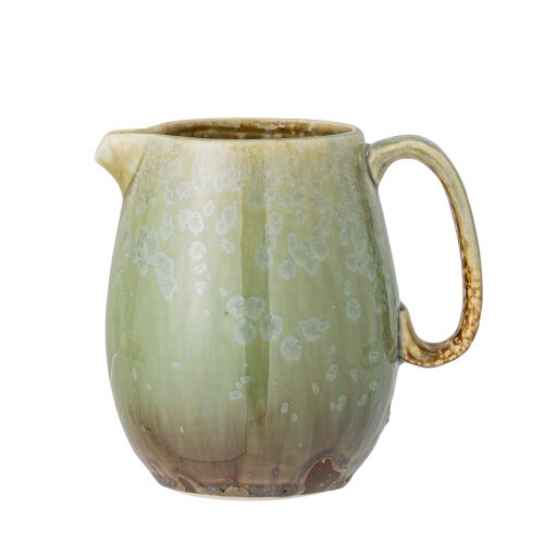 Dahlia Jug, Green, Stoneware (D11xL14xH13 cm)