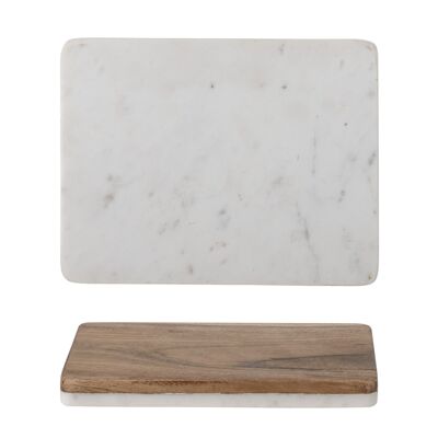 Planche à découper Olea, gris, marbre (L23xH2xl18 cm)