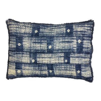 Fillippa Cushion, Blue, Cotton (L60xW40 cm)