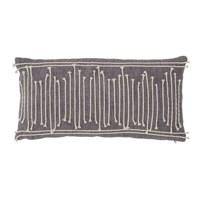 Elona Cushion, Grey, Cotton (L60xW30 cm)